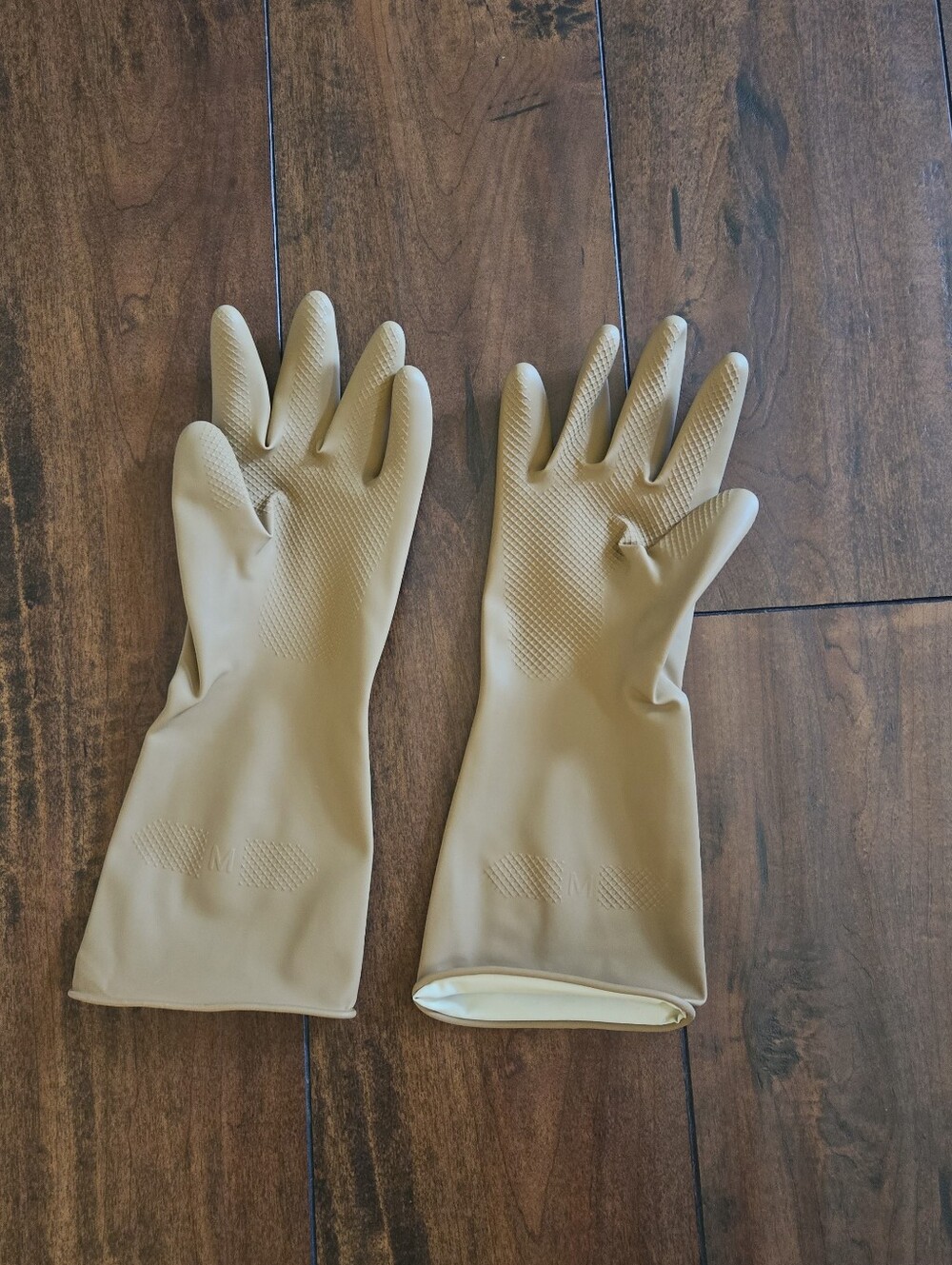 Latex Household Gloves 32cm Medium Thickness Reusable Durable Oil-Resistant - Picture 4 of 8